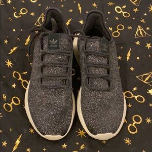 Adidas tubular shadow black and silver size 10